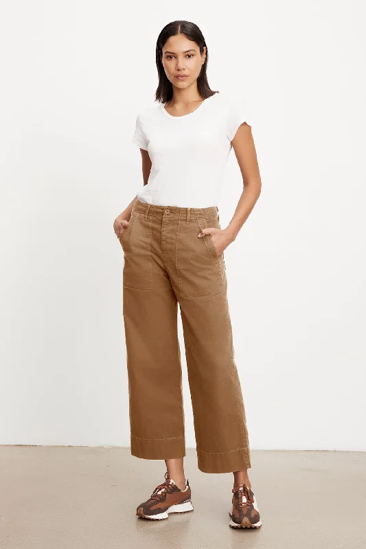 MYA COTTON CANVAS PANT Stylish Slim Trousers