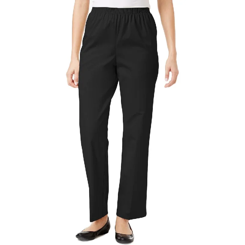 Alfred Dunner Womens Classic Office Wear Pants Soft Stretch Trousers