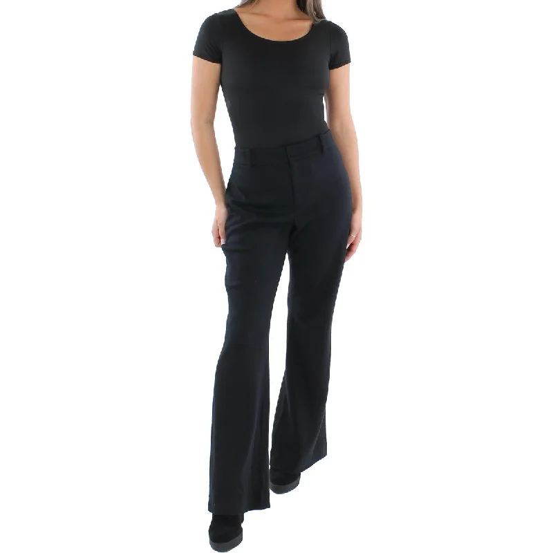 Vince Womens   Slim Work Wear Flared Pants Casual Wide Pants