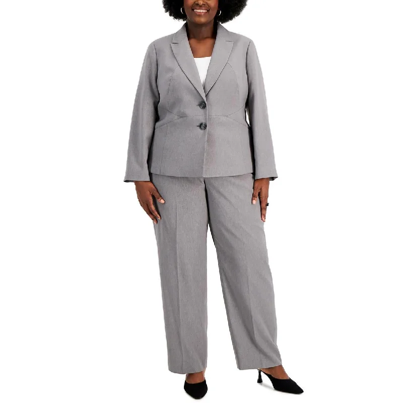 Le Suit Womens Plus 2PC  Pant Suit Casual Drawstring Pants