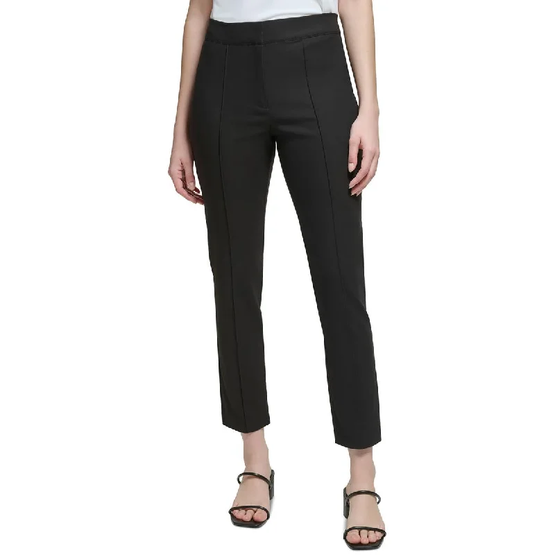 Calvin Klein Womens High Rise Slim Ankle Pants Comfy High-Waist Jeans