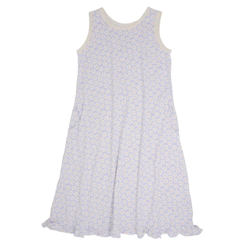 Summer Boho Dress - Periwinkle