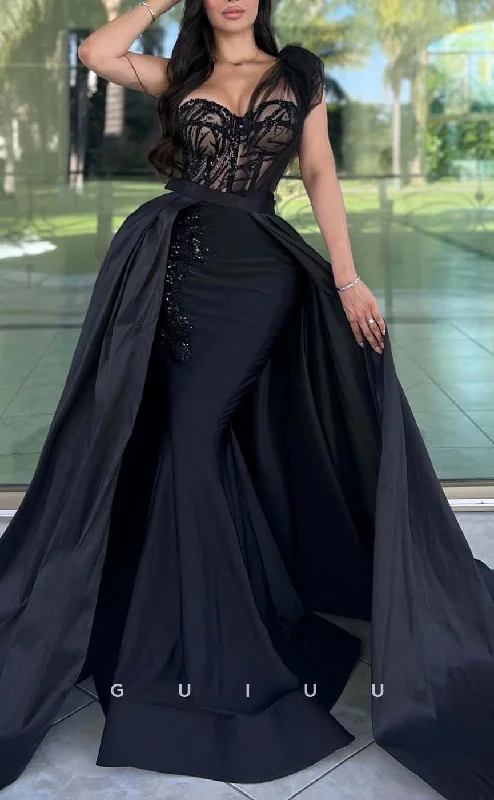 G3277 - Elegant & Luxurious A-Line One Shoulder Beaded Long Party Prom Evening Dresses G3277 - Elegant & Luxurious A-Line One Shoulder Beaded Long Party Prom Evening Dresses