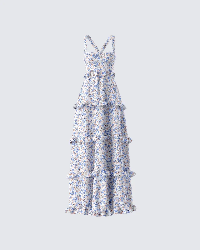 Brooklyn Multi Floral Print Dress