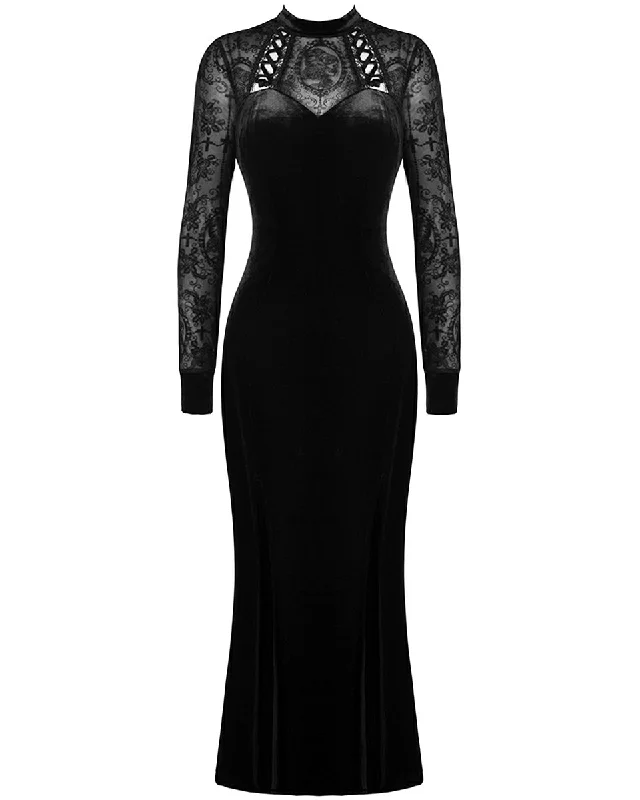 Dark In Love Diascia Gothic Velvet Dress