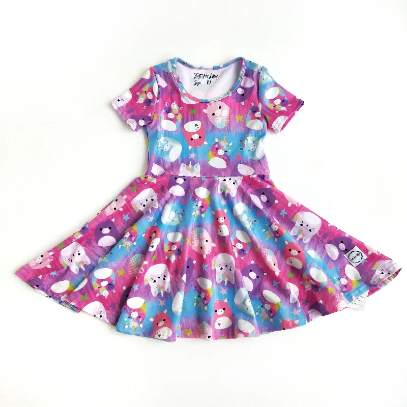 Fluffy Friends Twirl Dress