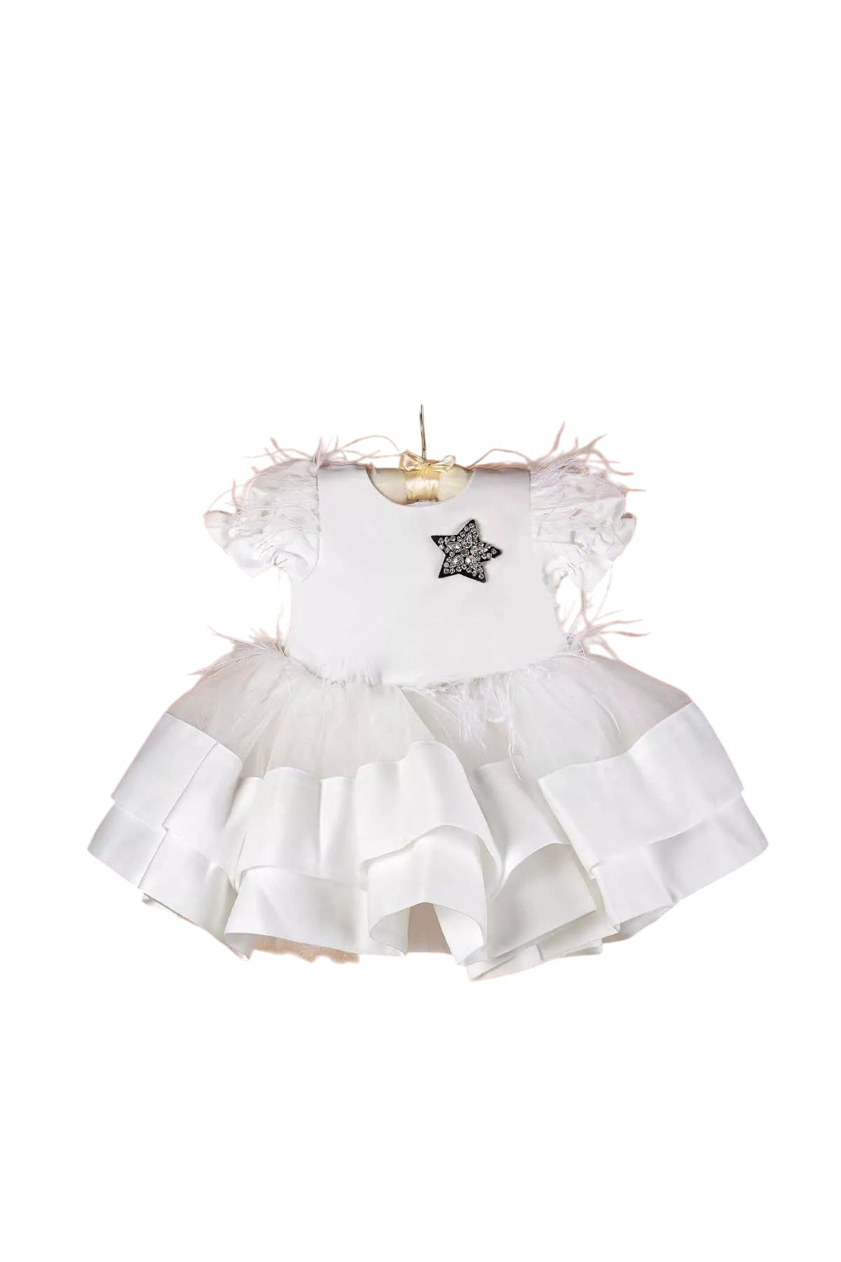 Star White Baby Dress