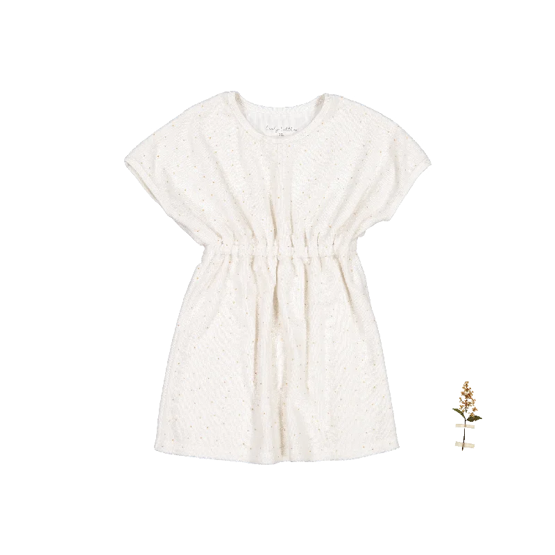 The Terry Dress - Pearl Dot