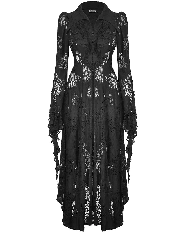 Dark In Love Long Gothic Lace Gown Dress