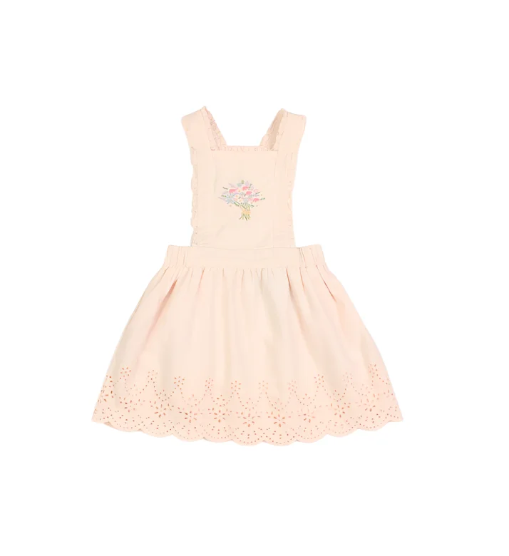 Elea | Corduroy Cotton Anglaise Dress | Primrose