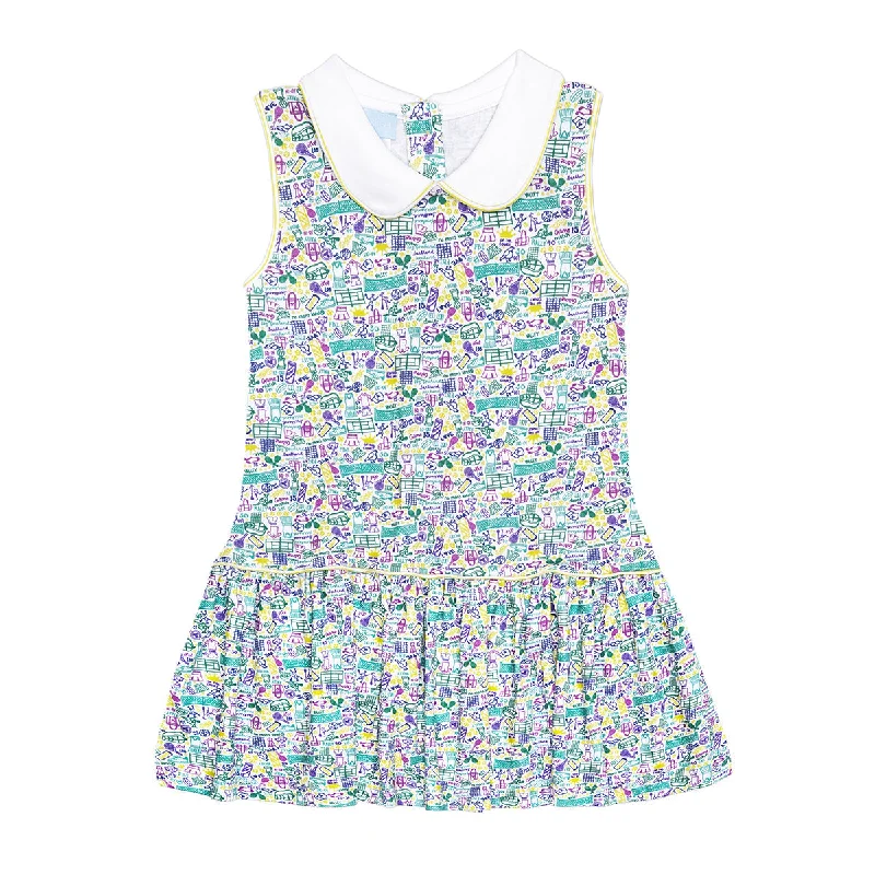 Tennis Posie Play Dress - Tennis - Match Set Multi