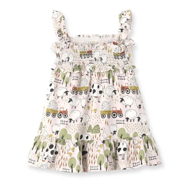Smocked Farm Dress