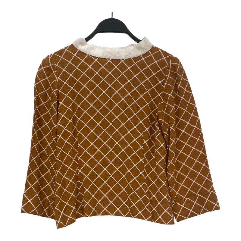 GIVENCHY/Blouse/10/Cotton/BEG/ Pleated Collar Blouse
