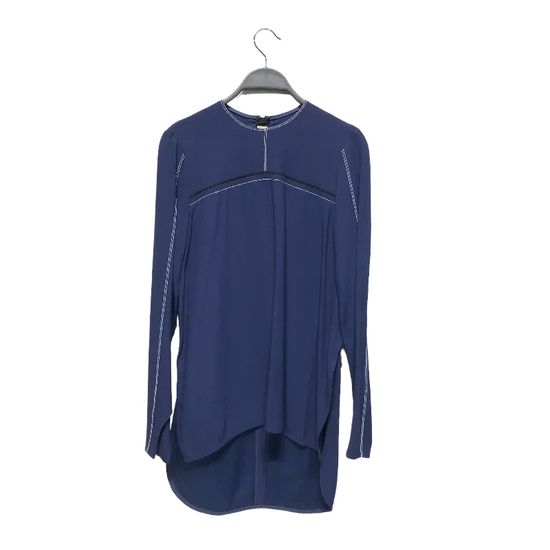 MARNI/Blouse/46/Cotton/NVY Feminine Tie Blouse