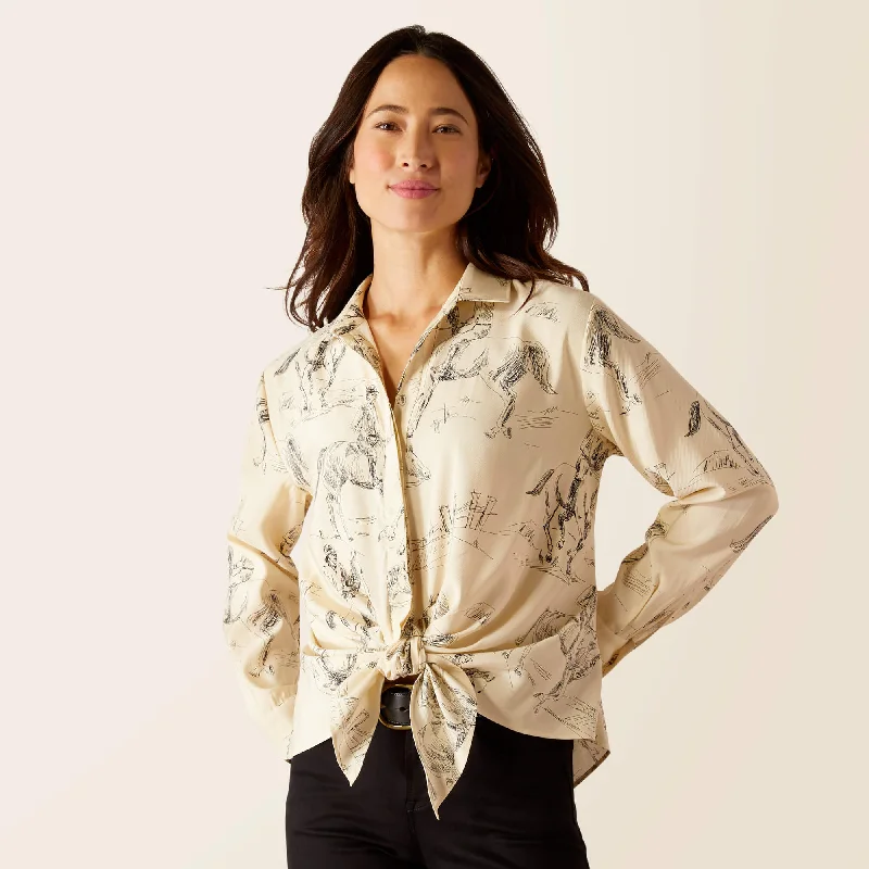 Ariat Women's Larkspur Blouse Office-Ready Blouse