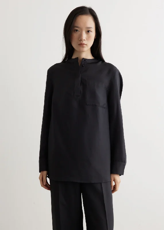 Eden Blouse Silky Tunic Blouse