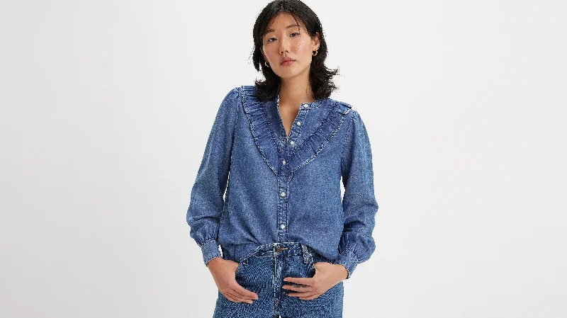 Levi's® Women's Carinna Blouse Backless Summer Blouse