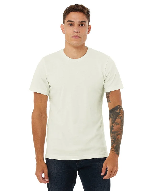Bella+Canvas Unisex T-Shirt | Citron Houndstooth Herringbone Solid