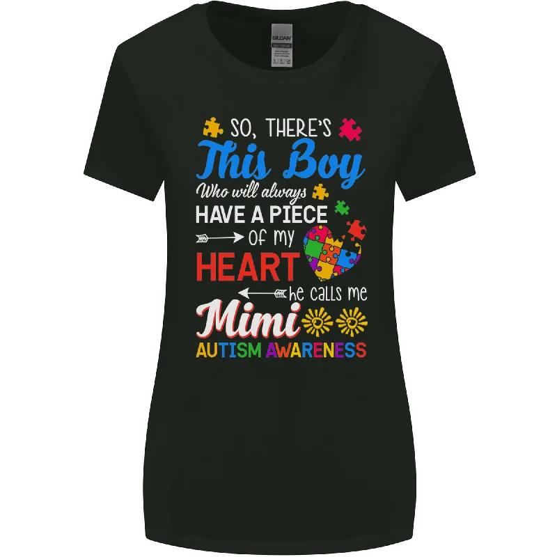 Boy Calls Me Mimi Autistic Autism Awareness Womens Wider Cut T-Shirt Faux Fur Fabric Real Fur Fabric Shearling Fabric Boy Calls Me Mimi Autistic Autism Awareness Womens Wider Cut T-Shirt Faux Fur Fabric Real Fur Fabric Shearling Fabric