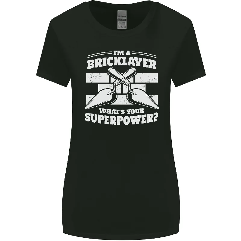 Bricklayer Whats Your Superpower Builder Bricky Womens Wider Cut T-Shirt V-Neck T-Shirt Long Sleeve Cotton Bricklayer Whats Your Superpower Builder Bricky Womens Wider Cut T-Shirt V-Neck T-Shirt Long Sleeve Cotton