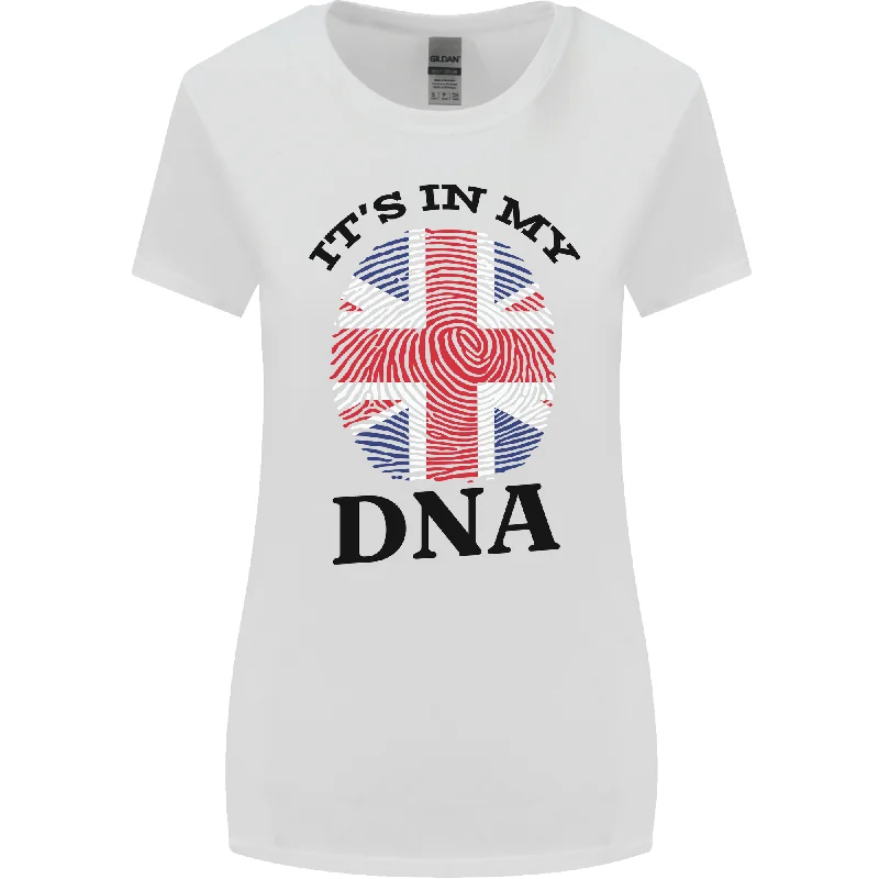 Britain Its in My DNA Funny Union Jack Flag Womens Wider Cut T-Shirt V-Neck T-Shirt Long Sleeve Cotton Britain Its in My DNA Funny Union Jack Flag Womens Wider Cut T-Shirt V-Neck T-Shirt Long Sleeve Cotton