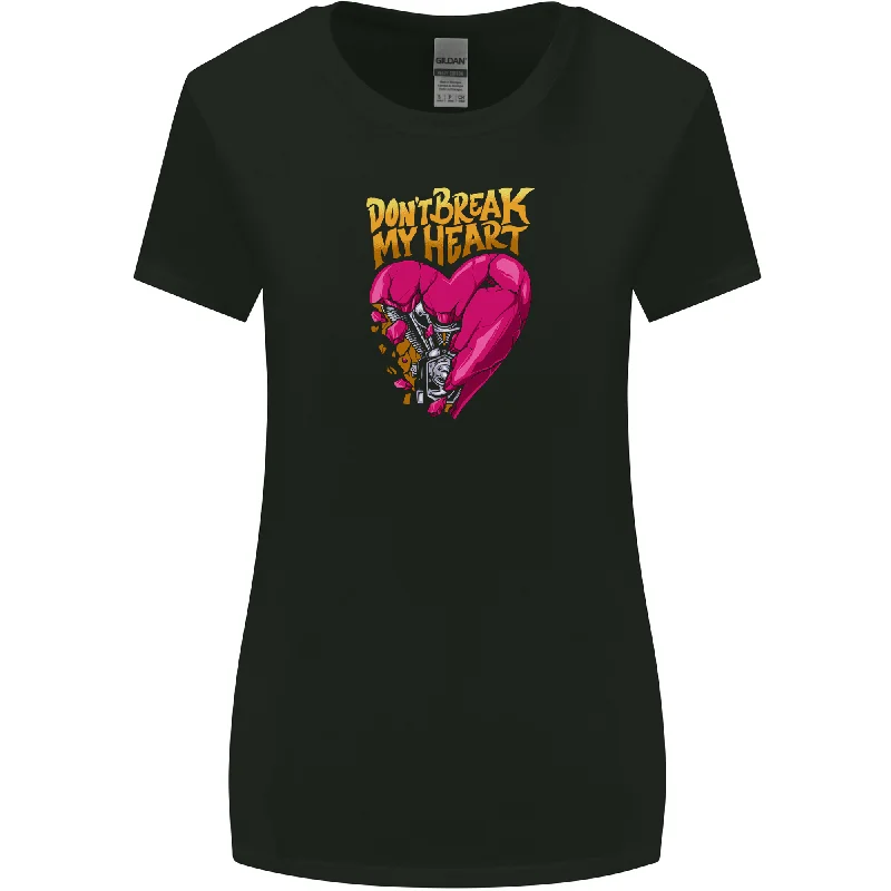Broken Engine Heart Biker Motorbike Motorcycle Womens Wider Cut T-Shirt Spandex Blend Rayon Blend Denim Blend Broken Engine Heart Biker Motorbike Motorcycle Womens Wider Cut T-Shirt Spandex Blend Rayon Blend Denim Blend