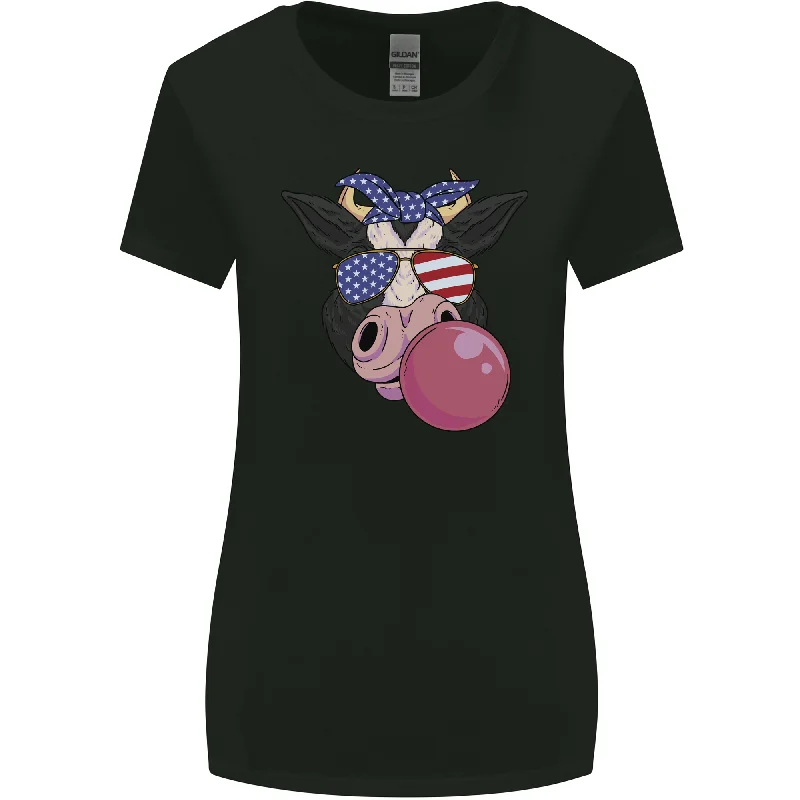 Bubblegum Cow American Shades & Bubble Gum Womens Wider Cut T-Shirt Lace Blend Ribbed Blend Corduroy Blend Bubblegum Cow American Shades & Bubble Gum Womens Wider Cut T-Shirt Lace Blend Ribbed Blend Corduroy Blend