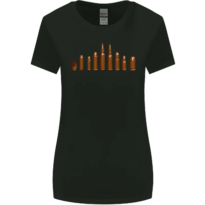 Bullets Hunting Army Military Sniper Soldier Para Womens Wider Cut T-Shirt Satin Blend Silk Blend Wool Blend Bullets Hunting Army Military Sniper Soldier Para Womens Wider Cut T-Shirt Satin Blend Silk Blend Wool Blend