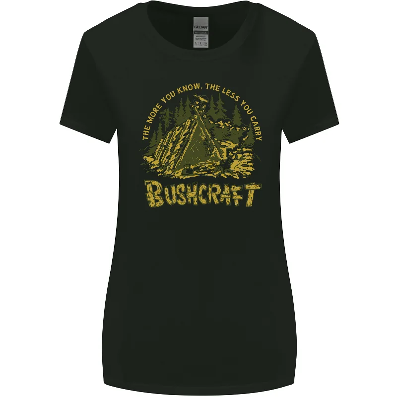 Bushcraft Funny Outdoor Persuits Camping Scouts Womens Wider Cut T-Shirt Handmade Hand-knitted Hand-woven Bushcraft Funny Outdoor Persuits Camping Scouts Womens Wider Cut T-Shirt Handmade Hand-knitted Hand-woven