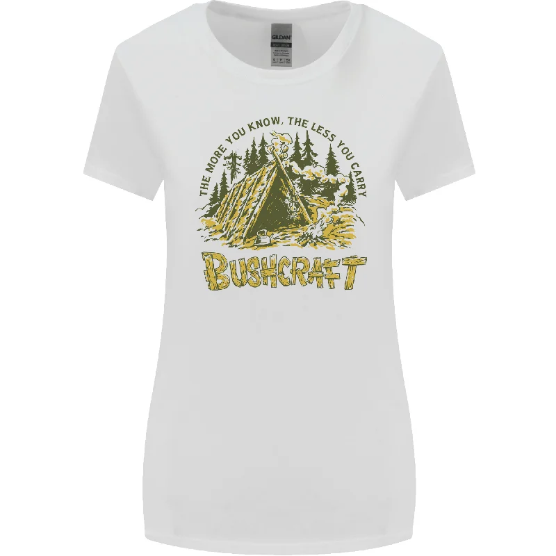 Bushcraft Funny Outdoor Pursuits Scouts Camping Womens Wider Cut T-Shirt Striped Floral Plaid Bushcraft Funny Outdoor Pursuits Scouts Camping Womens Wider Cut T-Shirt Striped Floral Plaid