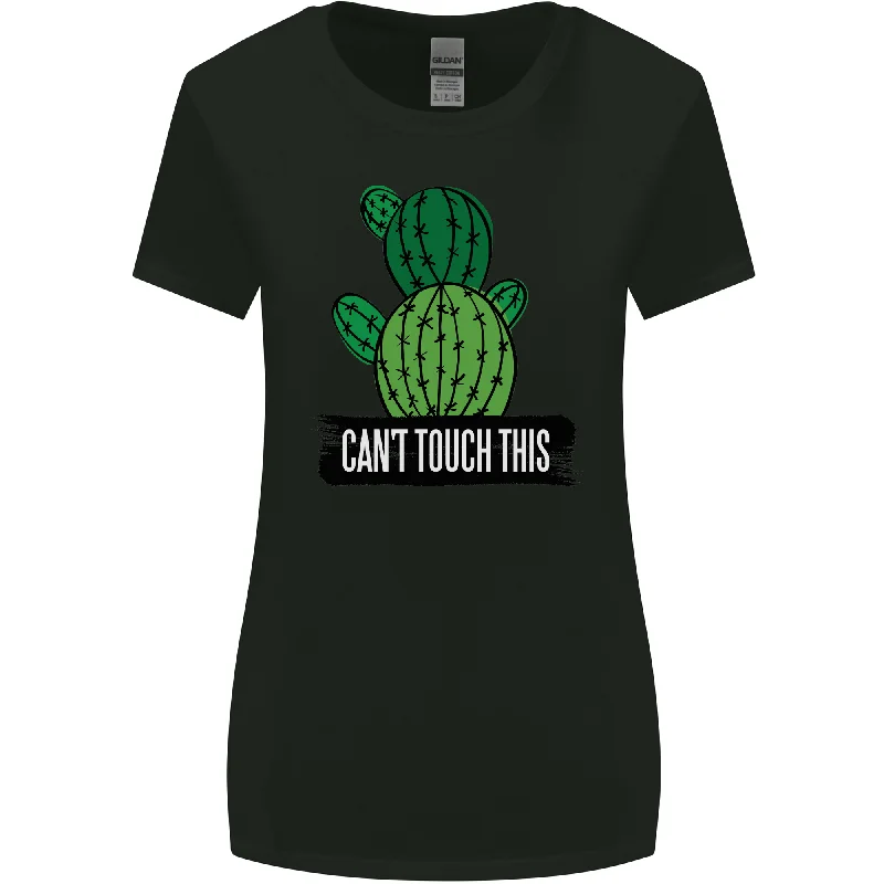 Cactus Cant Touch This Funny Gardening Womens Wider Cut T-Shirt Striped Floral Plaid Cactus Cant Touch This Funny Gardening Womens Wider Cut T-Shirt Striped Floral Plaid