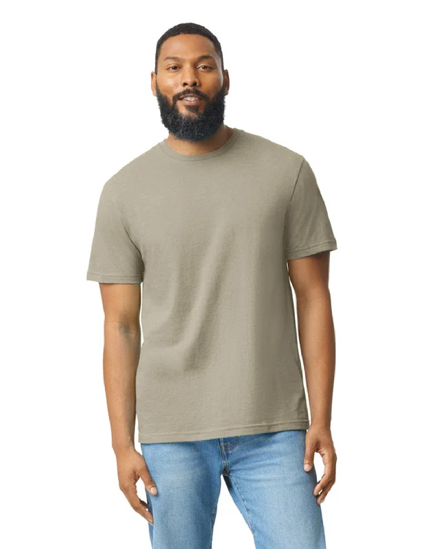 Gildan Mens Softstyle CVC T-Shirt | Dune Mist Fleece Fabric Down Fabric Feather Fabric Gildan Mens Softstyle CVC T-Shirt | Dune Mist Fleece Fabric Down Fabric Feather Fabric