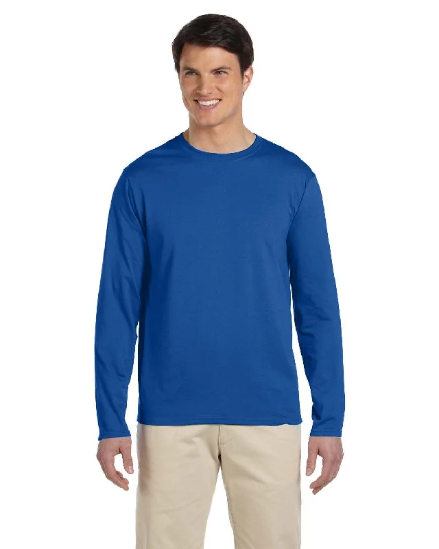 Gildan SoftStyle Long Sleeve T-Shirt | Royal Fashionable Trendy Casual