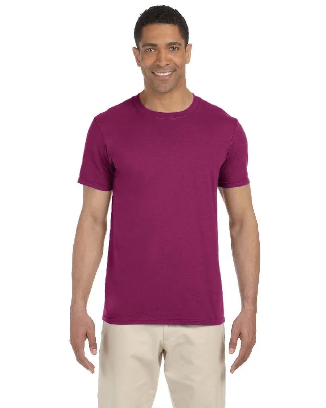 Gildan SoftStyle T-Shirt | Berry Cashmere Blend Cotton Blend Poly Blend