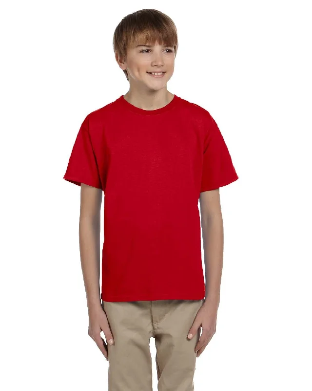 Gildan Ultra Cotton Youth Heavyweight T-Shirt | Cherry Red Polka Dot Checkered Tartan Gildan Ultra Cotton Youth Heavyweight T-Shirt | Cherry Red Polka Dot Checkered Tartan