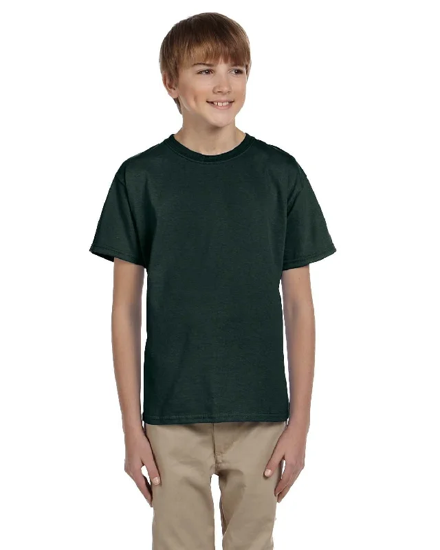 Gildan Ultra Cotton Youth Heavyweight T-Shirt | Forest Green Terry Blend Velvet Blend Canvas Blend Gildan Ultra Cotton Youth Heavyweight T-Shirt | Forest Green Terry Blend Velvet Blend Canvas Blend