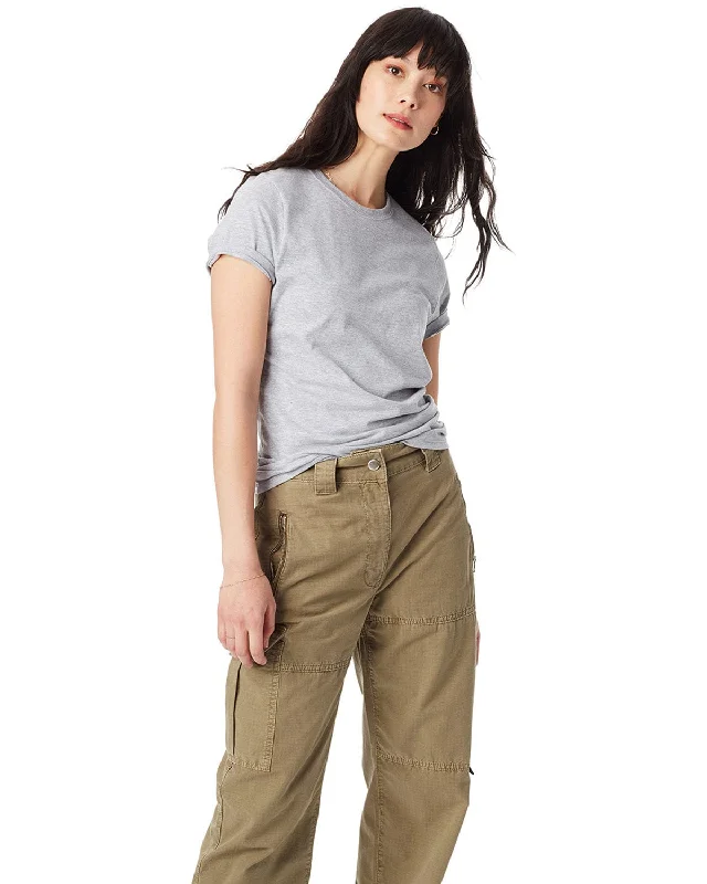 Hanes Ladies Classic Fit Tee | Light Steel Mesh Fabric Canvas Fabric Denim Fabric
