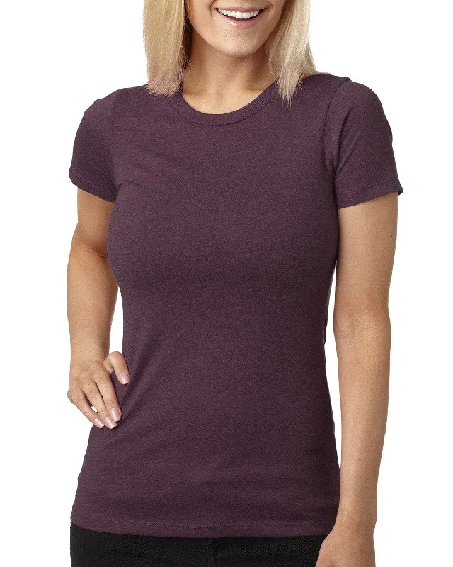 Next Level Ladies CVC Crew Tee | Plum Lace Blend Ribbed Blend Corduroy Blend
