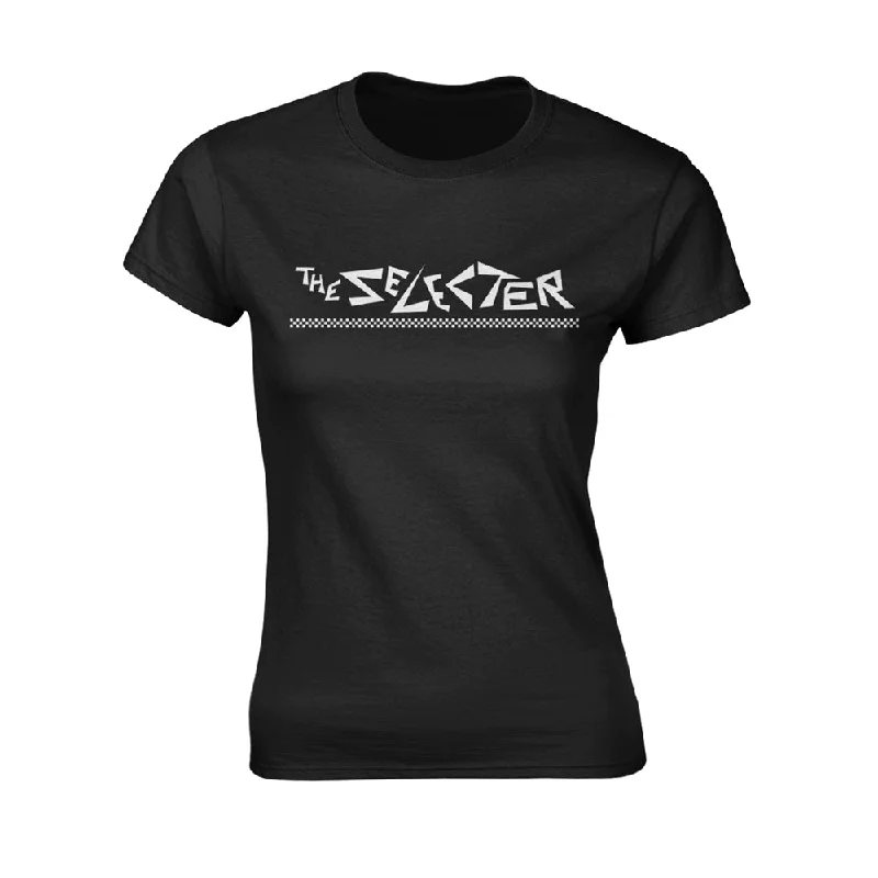 The Selecter Ladies T-shirt: Logo Rayon Fabric Velvet Fabric Corduroy Fabric