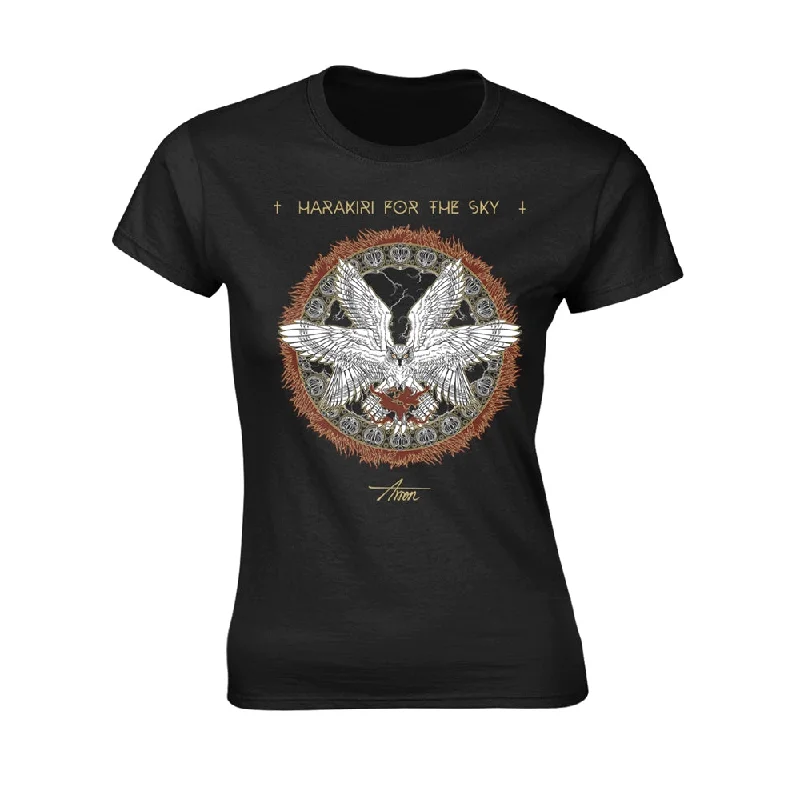 Harakiri For The Sky Ladies T-shirt: Arson Fire Elasticated Padded Insulated