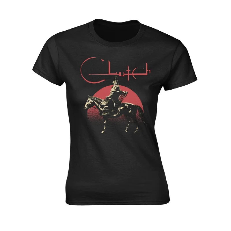 Clutch Ladies  T-shirt: Horserider Basic T-Shirt Crew Neck Short Sleeve