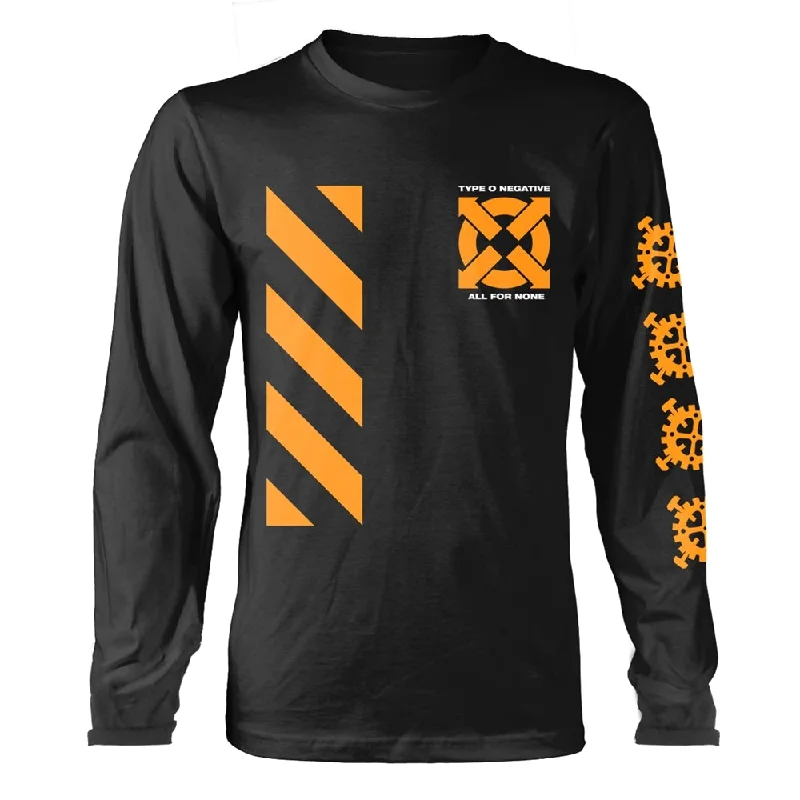 Type O Negative Unisex Long Sleeved T-shirt: Be A Man (back print) Spandex Blend Rayon Blend Denim Blend Type O Negative Unisex Long Sleeved T-shirt: Be A Man (back print) Spandex Blend Rayon Blend Denim Blend