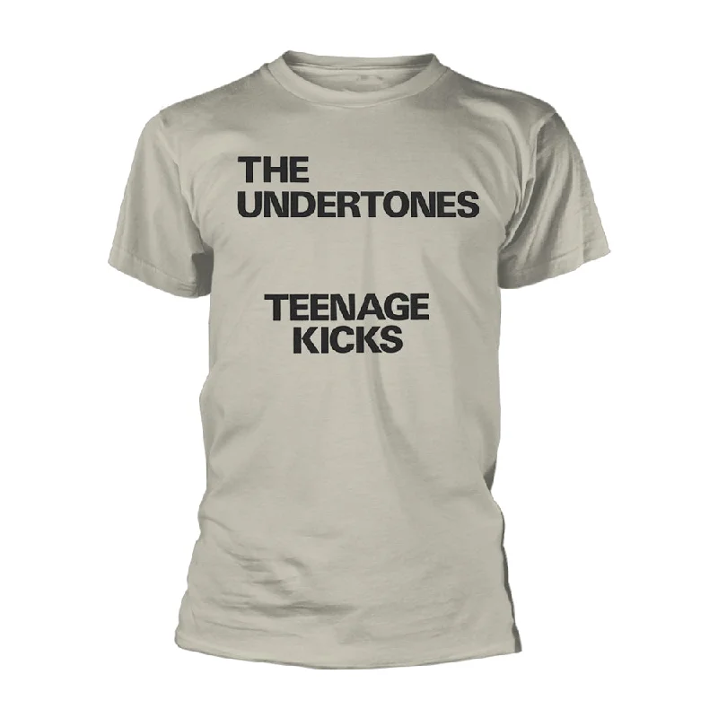 The Undertones: Teenage Kicks Text Striped Floral Plaid