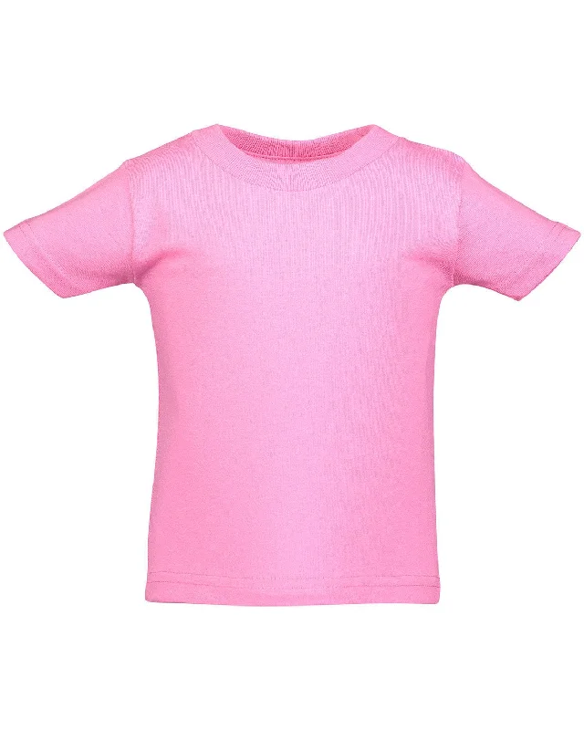 Rabbit Skins Infant T-Shirt | Raspberry Silk Blend Satin Velvet