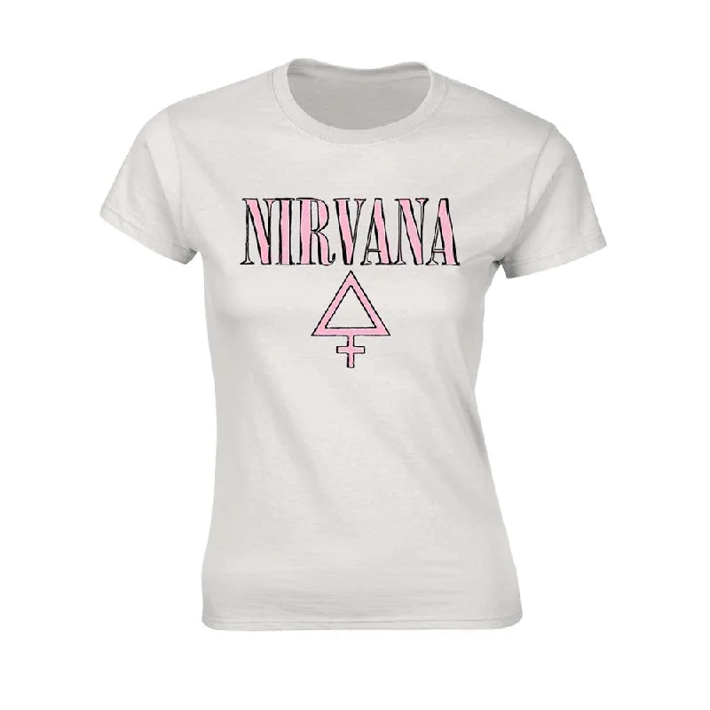 Nirvana Ladies T-shirt: Femme Fleece Fabric Down Fabric Feather Fabric