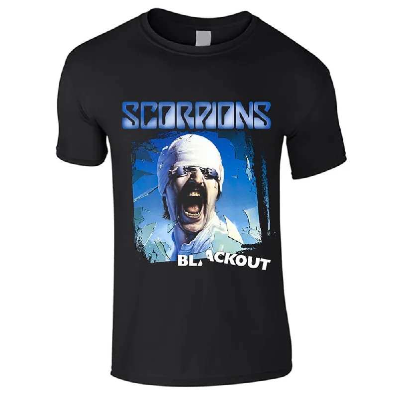 Scorpions Kids T-shirt: Blackout Spandex Blend Rayon Blend Denim Blend