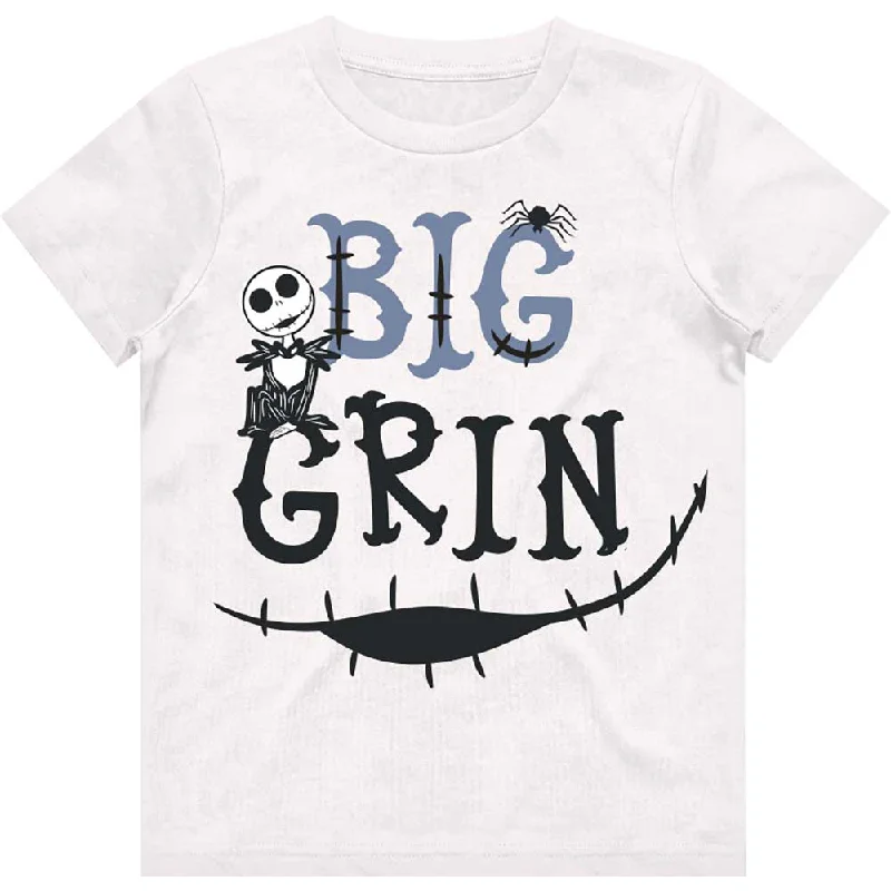 Disney Kids T-Shirt: The Nightmare Before Christmas Big Grin Machine Wash Dry Clean Hand Wash Disney Kids T-Shirt: The Nightmare Before Christmas Big Grin Machine Wash Dry Clean Hand Wash