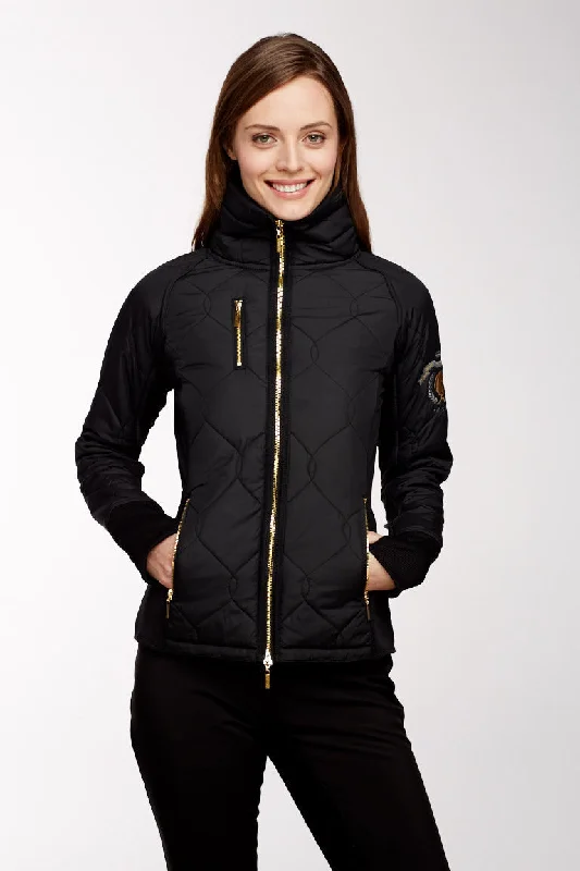 Arista Equestrian Quilted Combi Jacket - Women's (Sale) Reg. Price 170.00 Satin Fabric Silk Fabric Chiffon Fabric