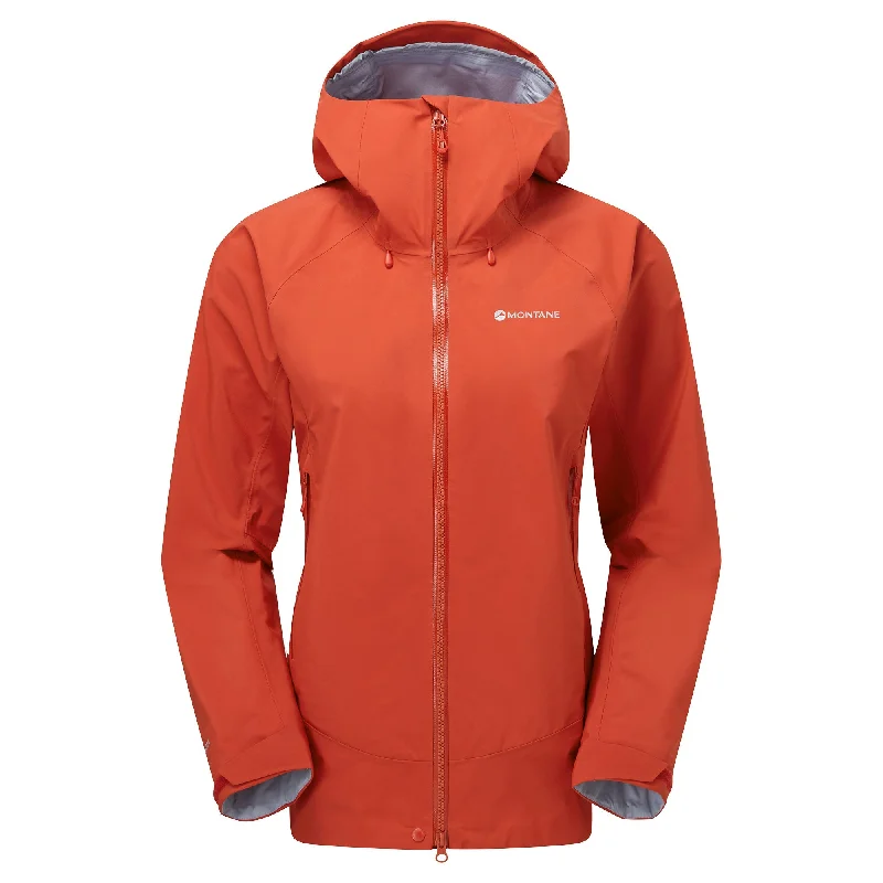 Montane Women's Phase XT Waterproof Jacket Front Pockets Side Pockets Patch Pockets