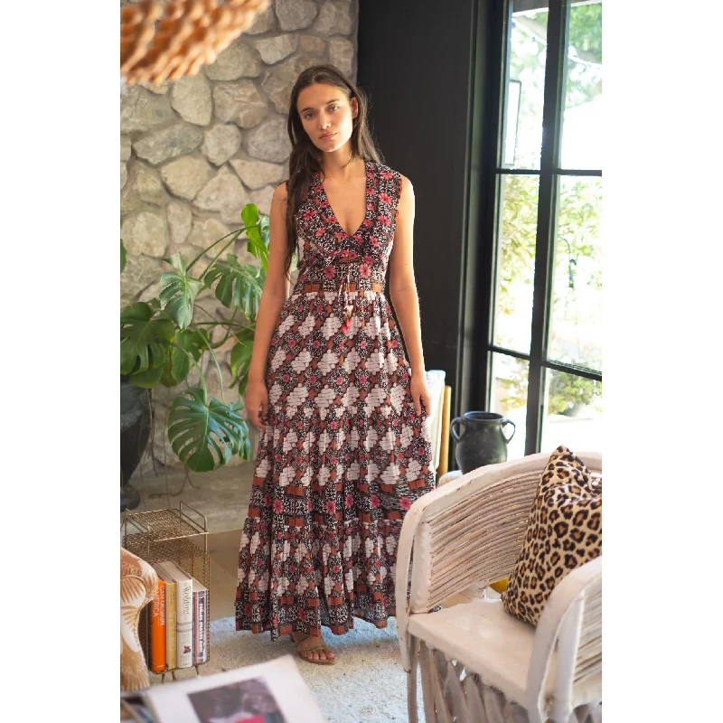Allie Maxi Dress - Preorder Stylish Boho Maxi Dress